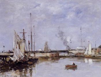 尤金 佈丹 The Lock at Trouville 尤金 佈丹 The Lock at Trouville